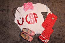Load image into Gallery viewer, cute-monogram-kid-s-outfit-valentine-s-day