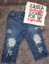 Load image into Gallery viewer, boy-s-valentine-s-day-outfit-stud-muffin-distressed-jeans-facebook