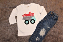 Load image into Gallery viewer, facebook-baby-fashion-handmade-kid-s-clothes-adorable-truck-hearts