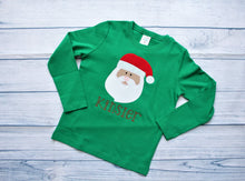 Load image into Gallery viewer, kid-s-santa-claus-monogram-tees