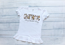 Load image into Gallery viewer, Name Monogram Custom Kids Shirts + Baby Onesie