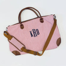 Load image into Gallery viewer, Seersucker Weekender