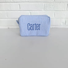 Load image into Gallery viewer, Seersucker Everything Bag