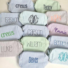 Load image into Gallery viewer, Seersucker Everything Bag