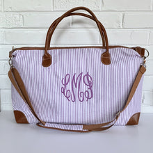 Load image into Gallery viewer, Seersucker Weekender