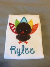 Load image into Gallery viewer, personalized-turkey-shirt-monogram-fall-y-all-top-for-kids