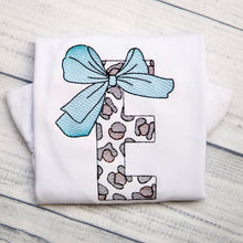 Load image into Gallery viewer, Leopard Bow Letter