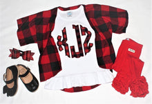 Load image into Gallery viewer, Buffalo Plaid Monogram