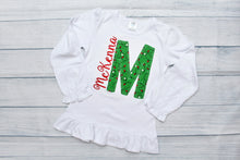 Load image into Gallery viewer, Christmas Light Monogram