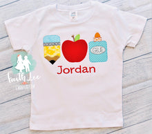 Load image into Gallery viewer, handmade-children-s-boutique-tops-for-back-to-school