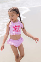 Load image into Gallery viewer, Seersucker 2 Piece Swimsuit