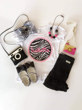 Load image into Gallery viewer, Beaded Circle Monogram Kids Tops