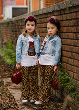 Load image into Gallery viewer, girls-fashion-tops-black-white-gingham-bows-pumpkin-tops