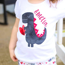Load image into Gallery viewer, Dino Heart Valentines