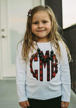 Load image into Gallery viewer, Buffalo Plaid Monogram