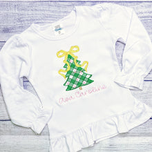 Load image into Gallery viewer, Gingham Christmas Tree with Bow

