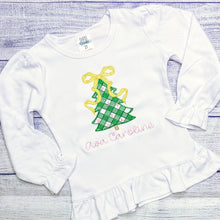 Load image into Gallery viewer, Gingham Christmas Tree with Bow