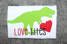 Load image into Gallery viewer, boy-s-valentine-shirt-dinosaur-tees-for-toddlers