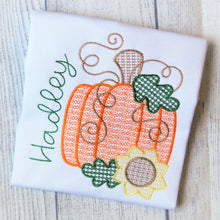 Load image into Gallery viewer, Vintage Sunflower Pumpkin
