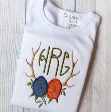 Load image into Gallery viewer, Fall Antler Monogram