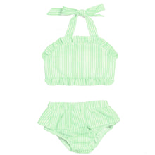 Load image into Gallery viewer, Seersucker 2 Piece Swimsuit
