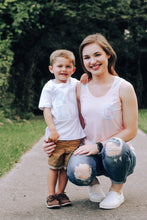 Load image into Gallery viewer, Seersucker Monogrammed Tees