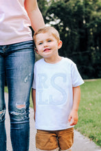 Load image into Gallery viewer, Seersucker Monogrammed Tees