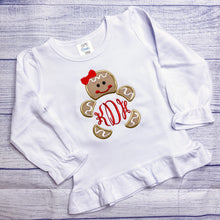 Load image into Gallery viewer, Gingerbread Girl Monogram