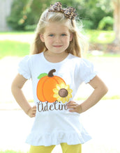 Load image into Gallery viewer, girl-s-pumpkin-shirts-toddler-tween-baby-shirts-fall-y-all