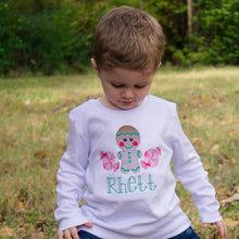 Load image into Gallery viewer, Gingerbread Boy Trio Shirt for Kids
