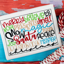 Load image into Gallery viewer, Christmas Word Collage