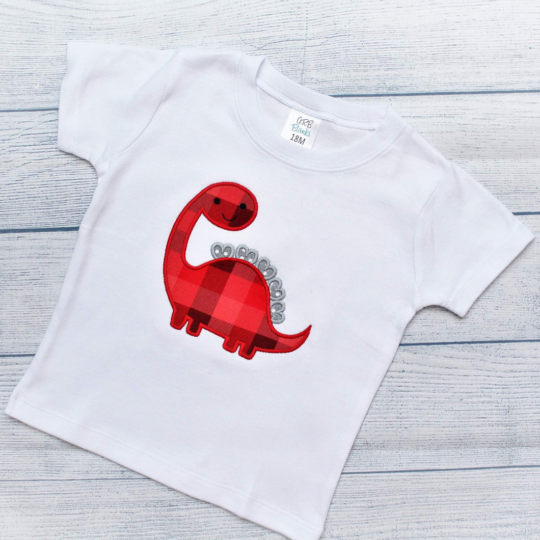 Dino Hearts Valentines Shirt for Kids