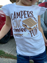 Load image into Gallery viewer, Campers Have S&#39;more Fun Shirts for Kids
