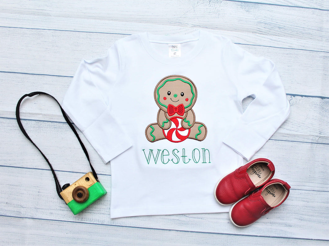 cute-unisex-gingerbread-christmas-tee-for-kids