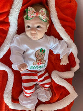 Load image into Gallery viewer, baby-blogger-actual-mom-goals-little-girl-gingerbread-outfit
