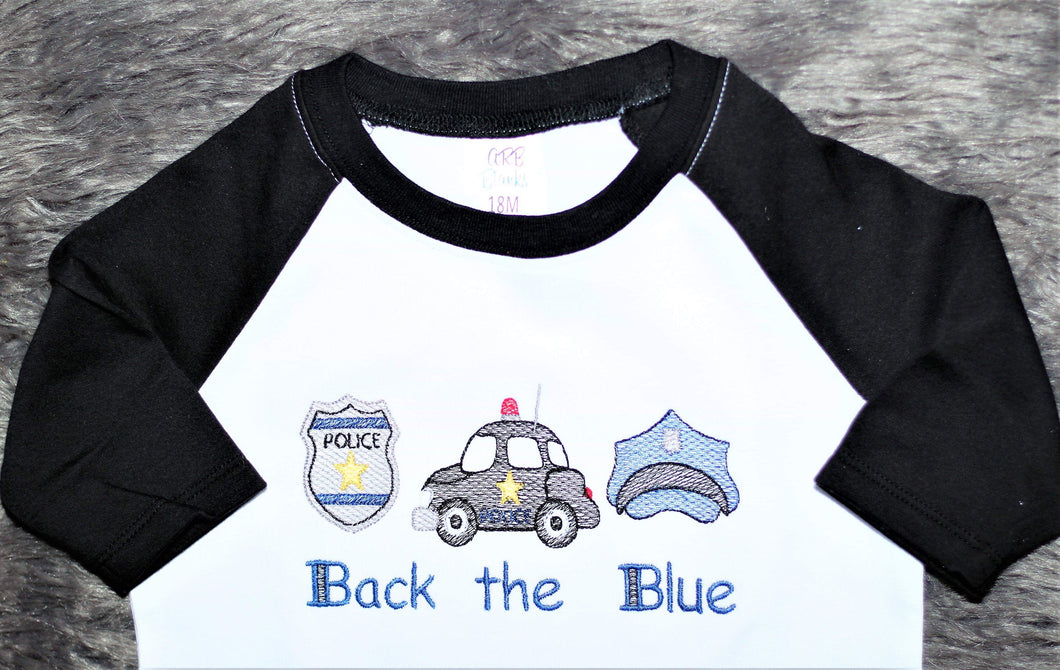 Back the Blue Vintage Top